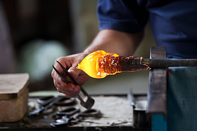 Glassmaking Demonstation on Murano